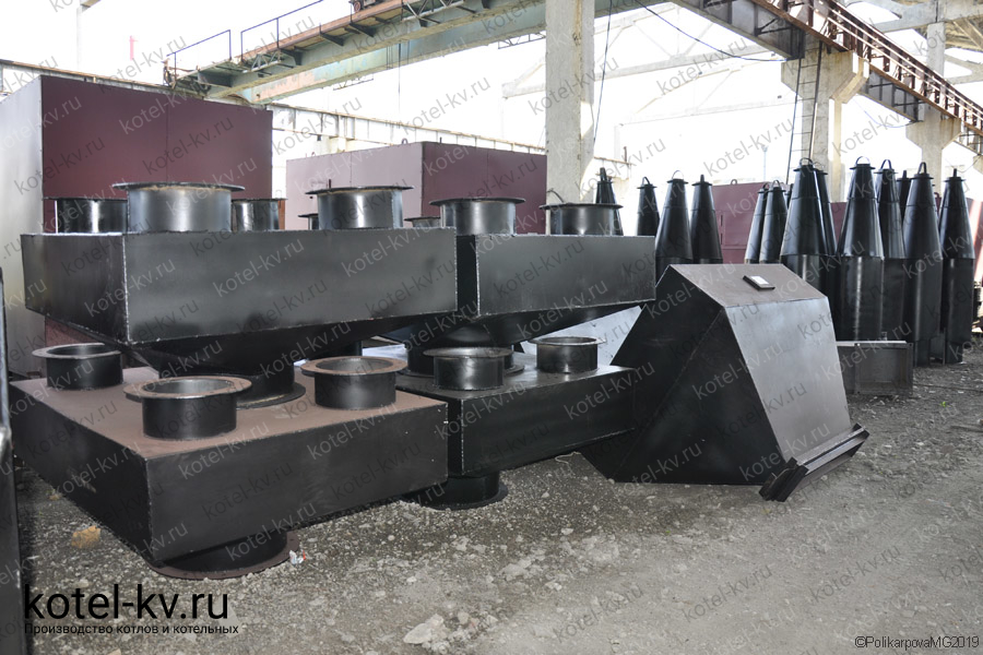 Габаритные размеры циклонов ЦН.