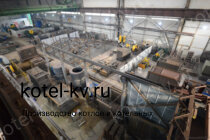 Производство котлов КВм с топкой ТШПМ