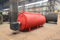 Паровой котел на газе и дизеле 300 кг пара в час